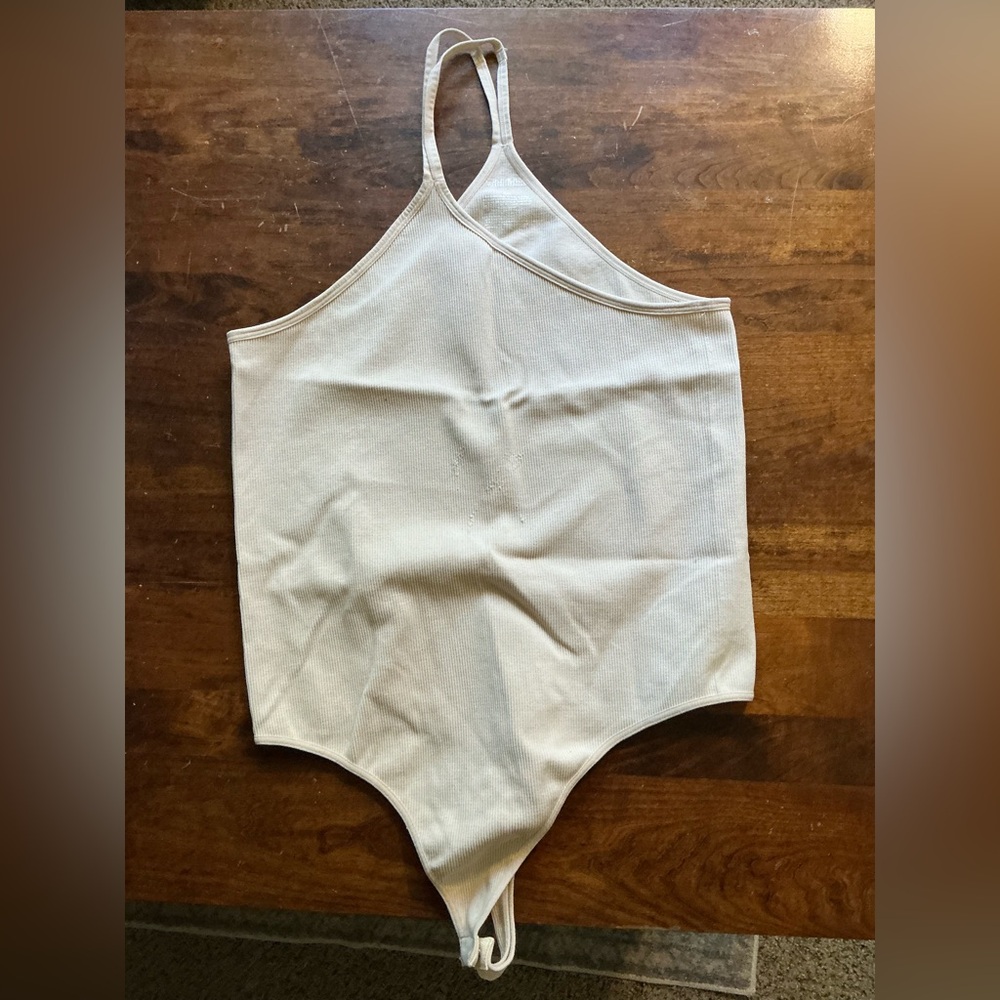Wild Fable Cream Ribbed Tank Top size xxl